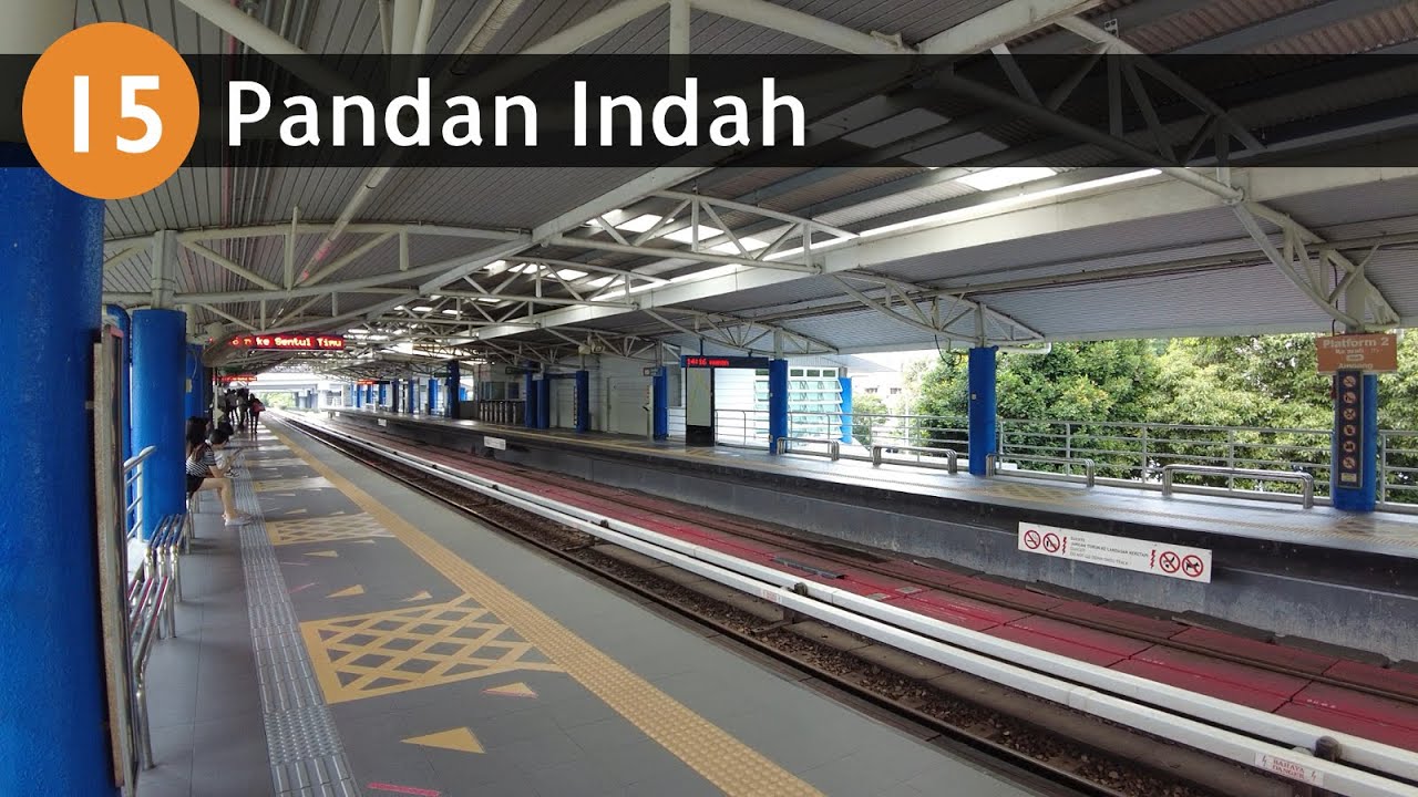 Pandan Indah LRT Station Exterior & Interior