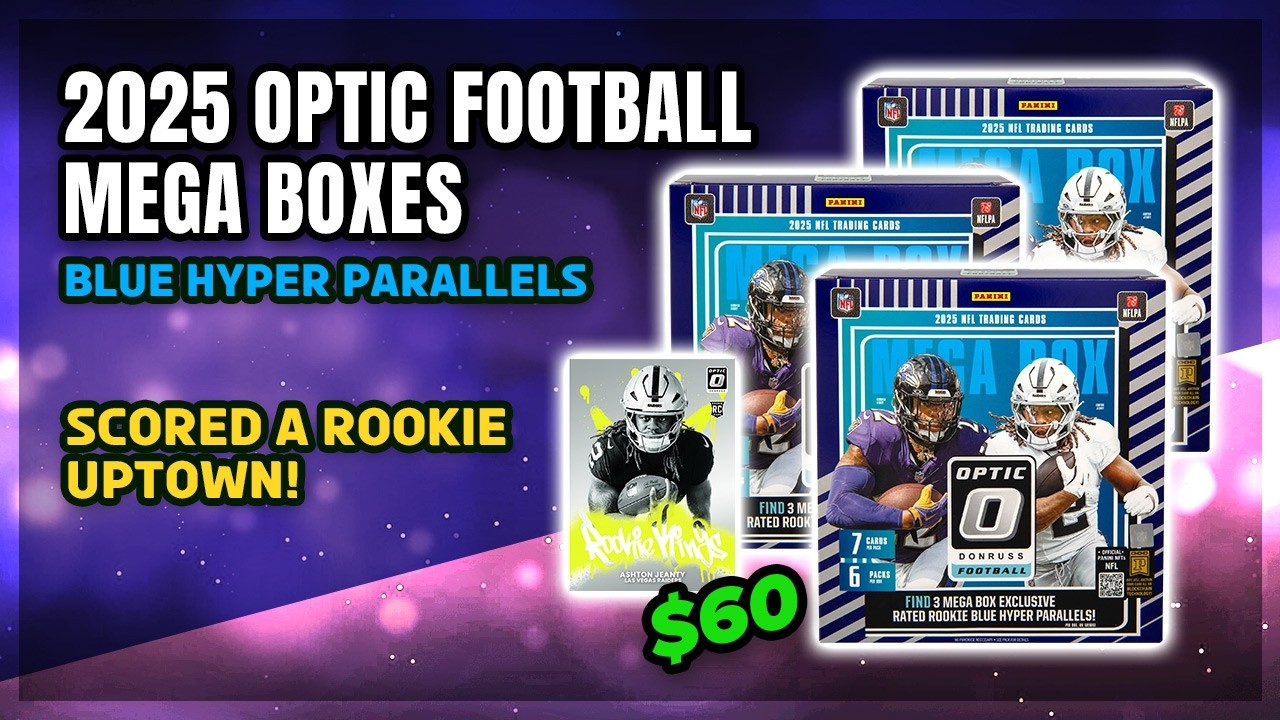 Распаковка мегабокса Optic Football 2025 (3 штуки) - обзор продукта и поиск редких экземпляров в ...
