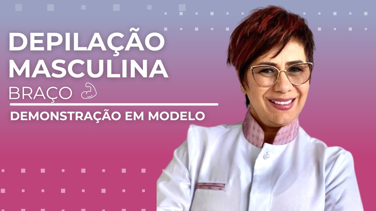 DEPILAÇÃO DE BRAÇO MASCULINO COM A CERA HIDROSSOLÚVEL