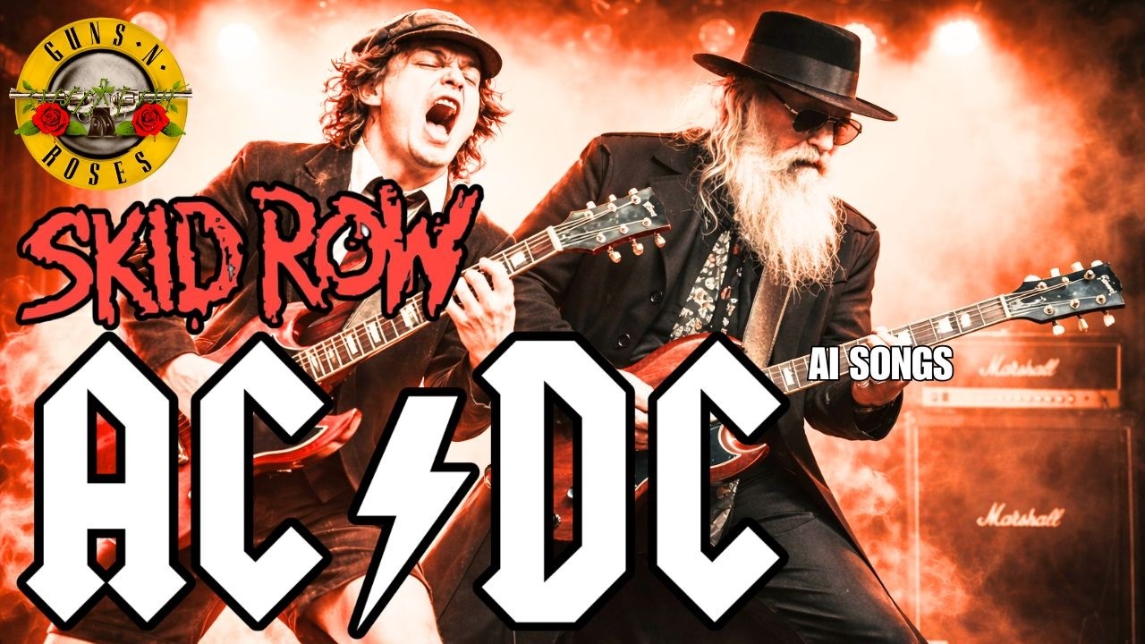 AC/DC, Skid Row & Guns N' Roses – Golden-Era Riffs & Wall-Shaking Hard Rock Power | AI Music
