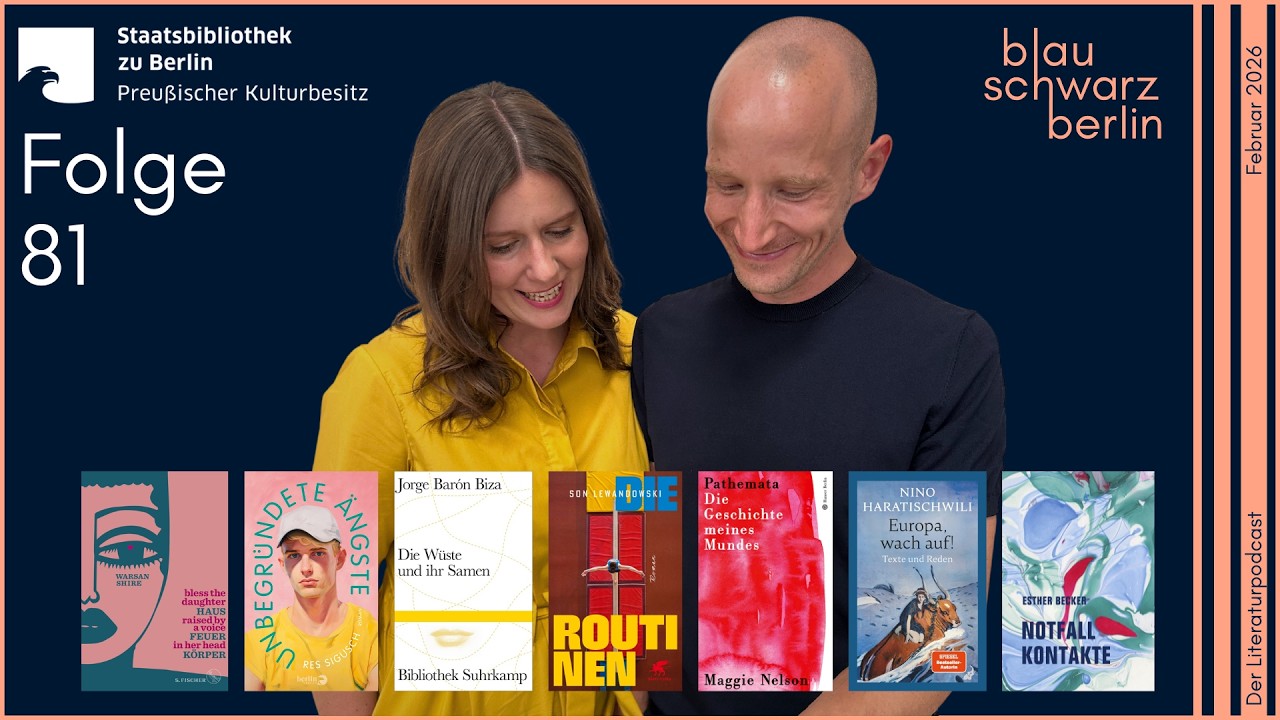 blauschwarzberlin - Der Literarturpodcast. Folge 81 Februar 2026