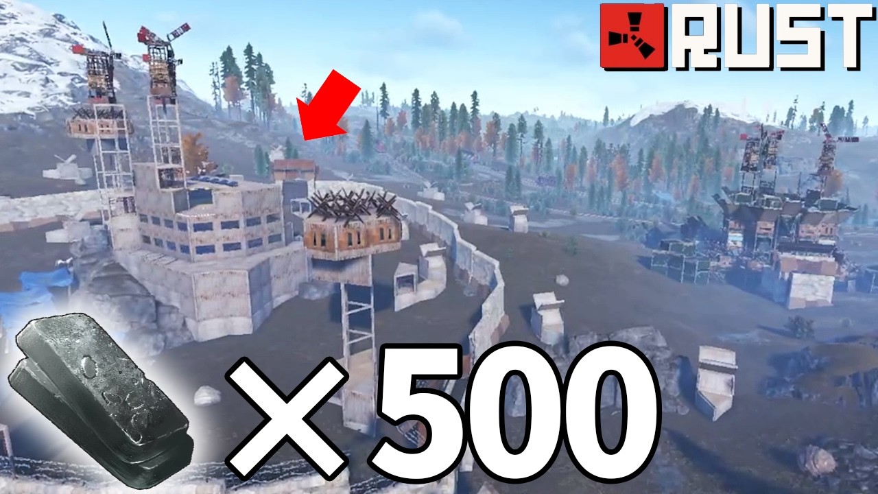 一度も抜かれなかった最強拠点紹介&rdquo;維持費上金500&rdquo;【RUST】