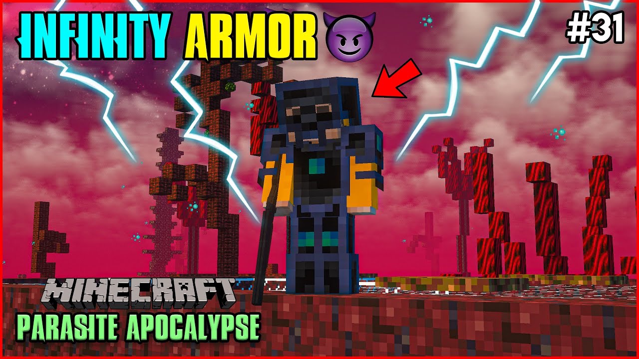 Infinity Armor | Minecraft Parasite Apocalypse | In Telugu | #31 | THE COSMIC BOY