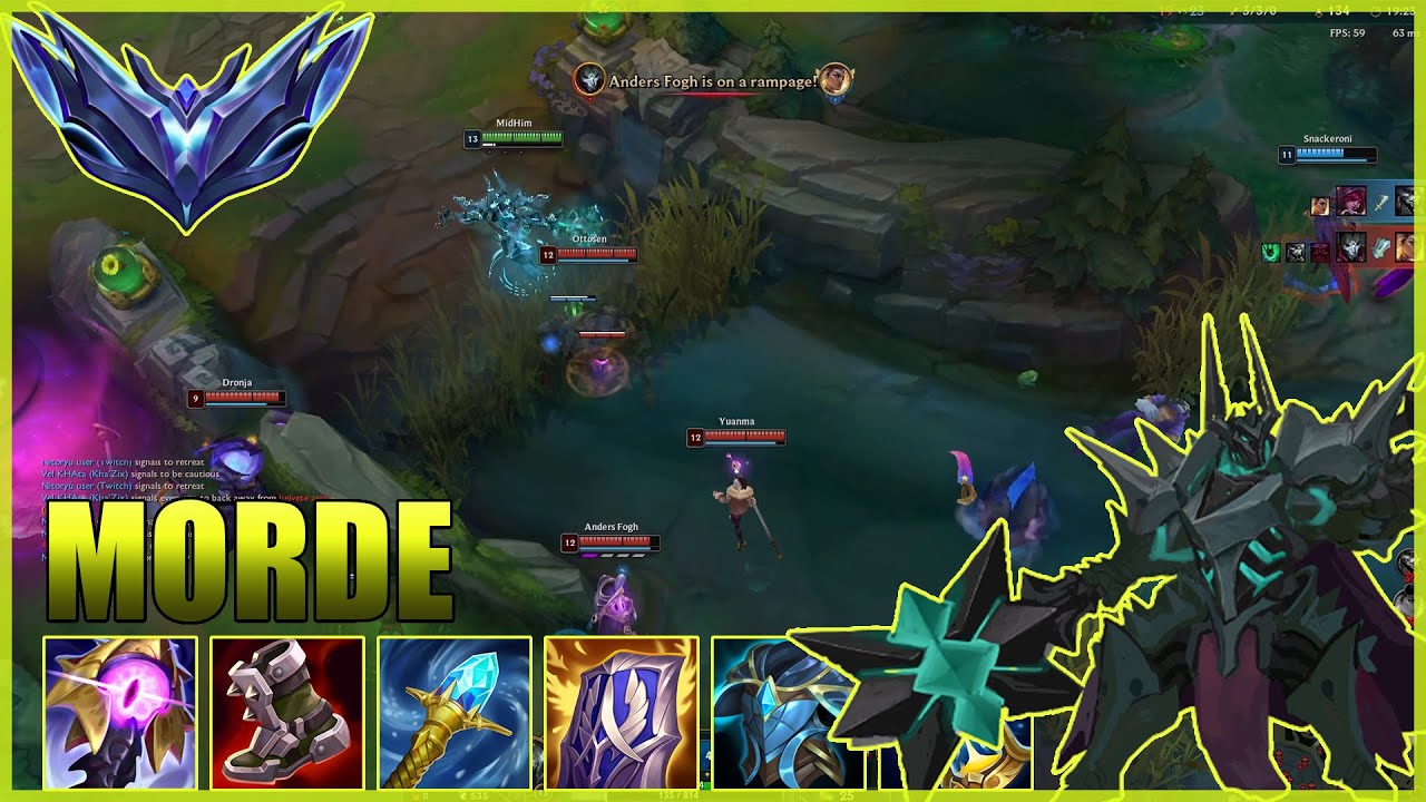 موردكايسر ضد أورن مواجهة ممتعة وفوز انتقامى League of legends | Morde