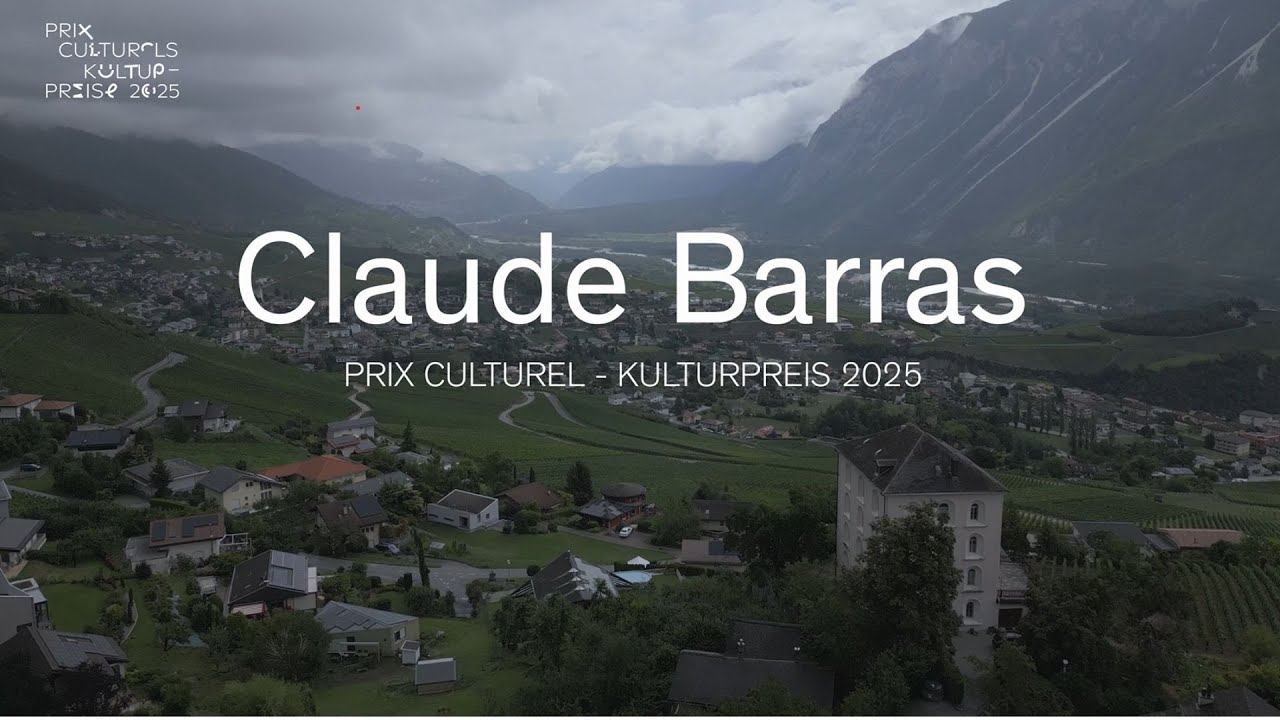 Claude Barras - Prix culturel / Kulturpreis 2025