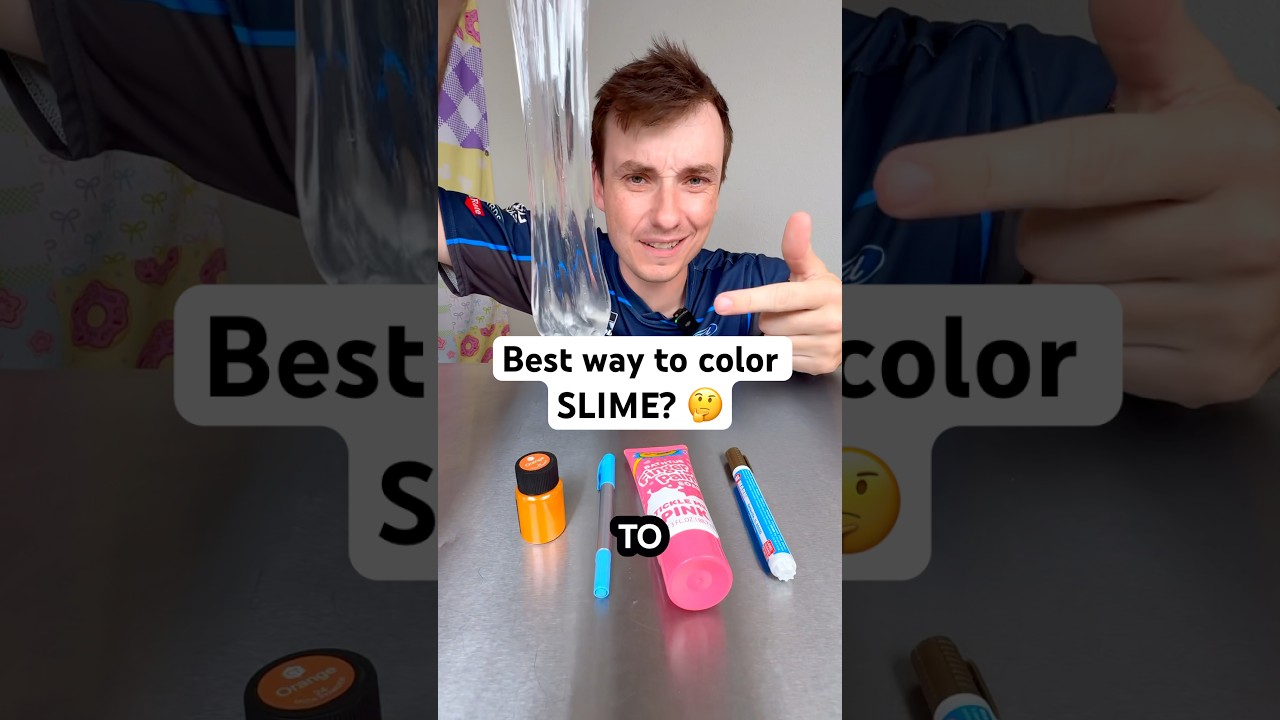 What&rsquo;s the BEST way to Color SLIME? 🤔🎨