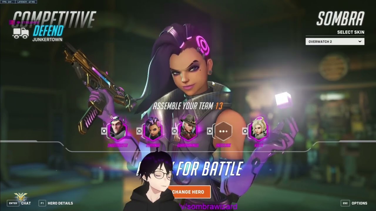 THE SMARTEST SOMBRA OTP | SOMBRA WIZARD | GAMEPLAY OVERWATCH 2 SEASON 11 TOP 500