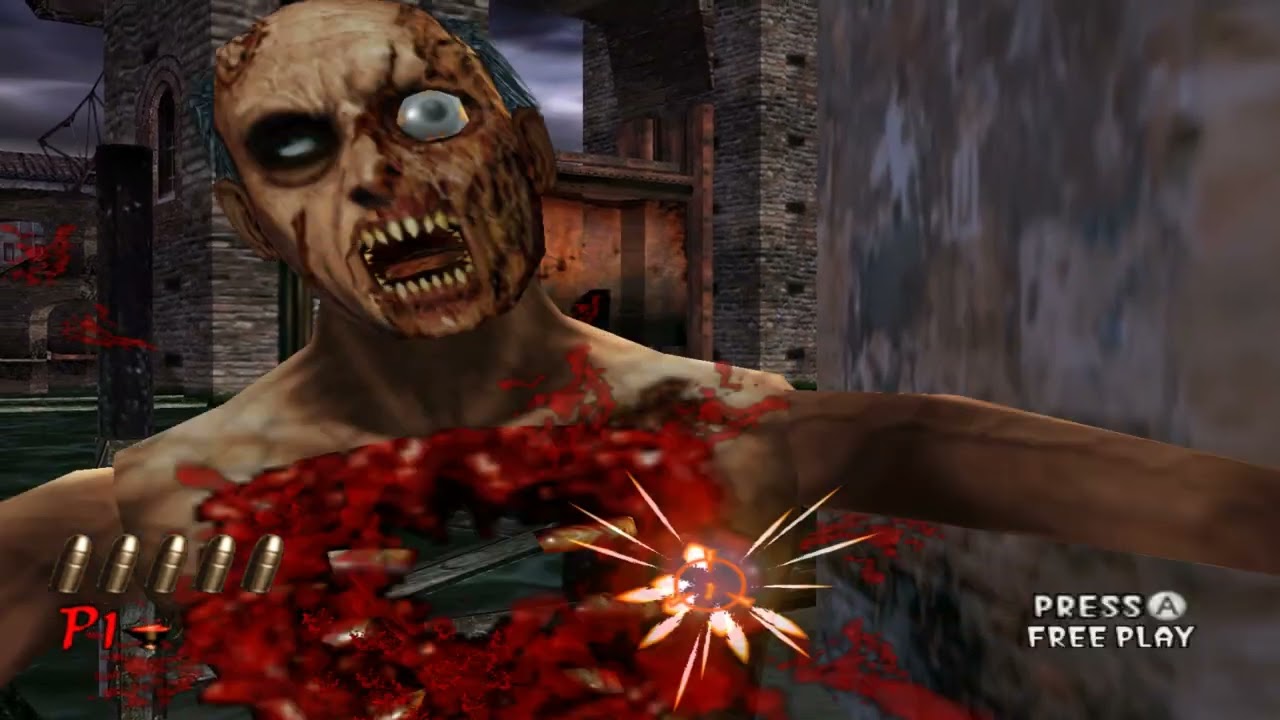 The House of the Dead 2 - 1998 Lightgun shooter - Original Version - Wii
