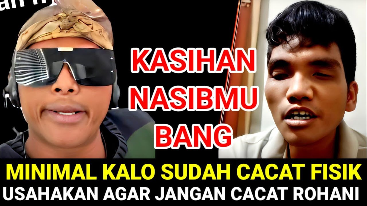 MAS PILIHLAH JALAN YANG BENAR‼️MINIMAL KALO UDAH CACAT FISIK USAHAKAN AGAR TIDAK CACAT ROHANI