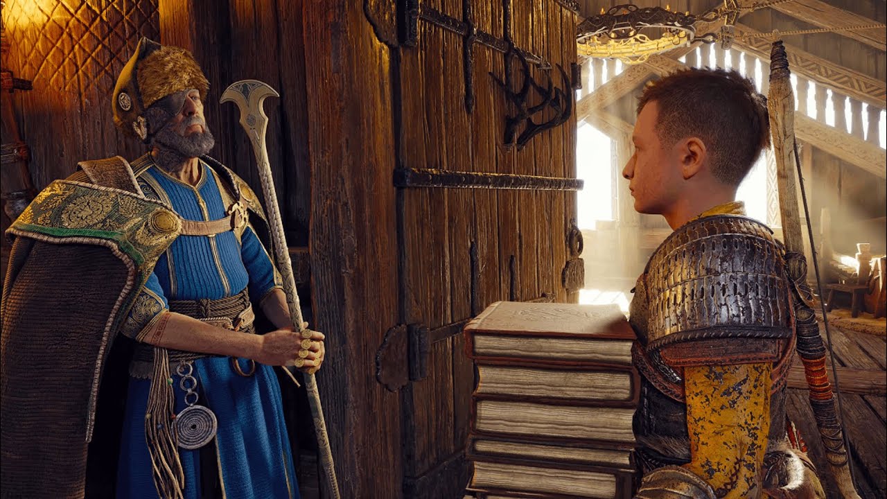 Odin reveals Thor is a Giant Scene - God Of War Ragnarok [4K 60FPS HDR]
