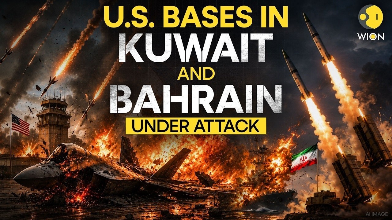 US-Iran War LIVE: Tehran Launches BRUTAL Attack ON US Bases, Bahrain, Jordan, Kuwait Targeted