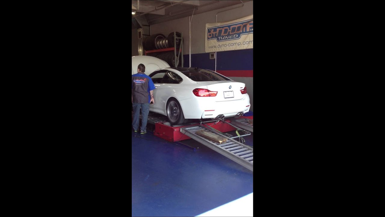 BMW M4 baseline dyno, stock
