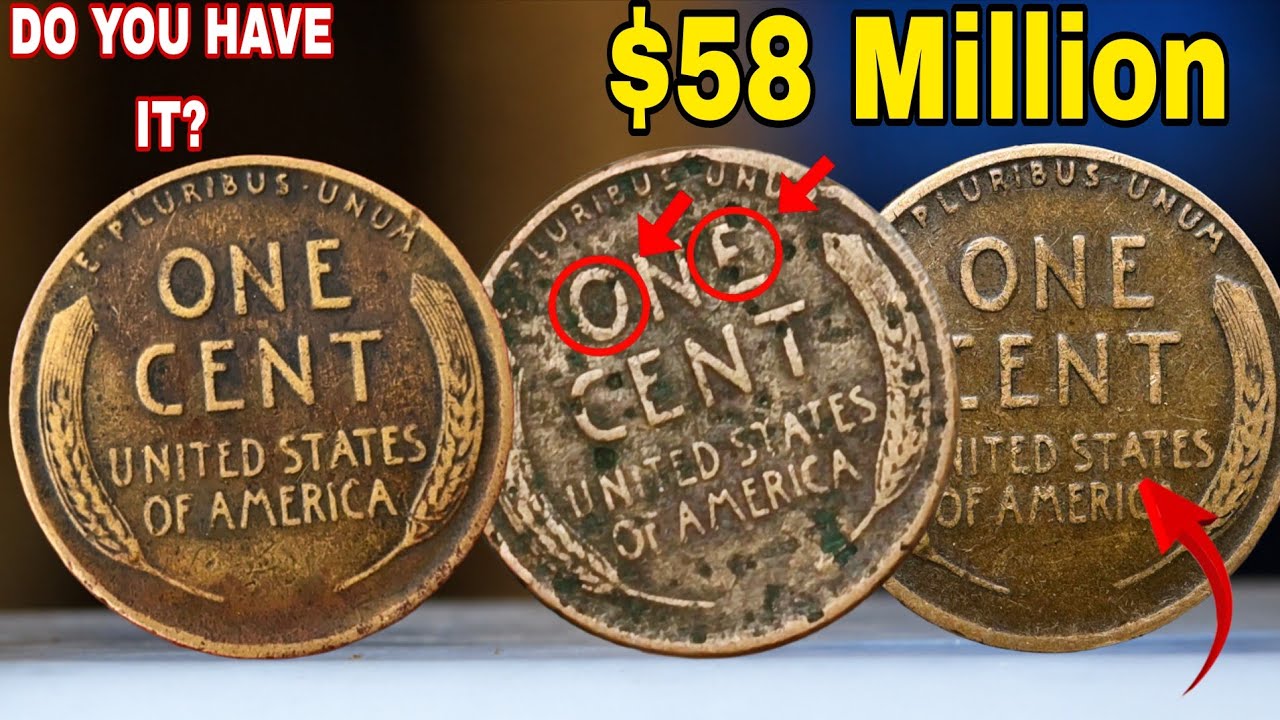 These Most Valuable Lucky U.S pennies worth Money - Valuable Lincoln, Wheat One Cent Coins!