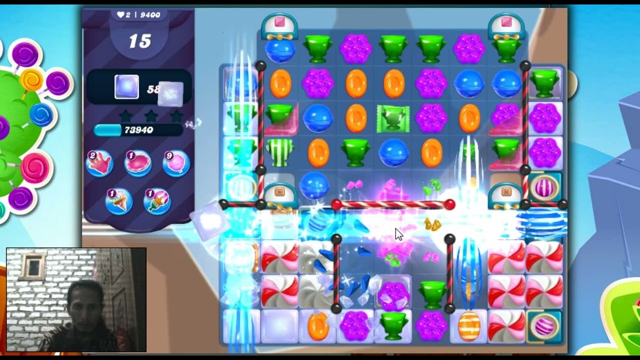 Candy Crush Saga Level 9400 - 3 Stars, 31 Moves Completed