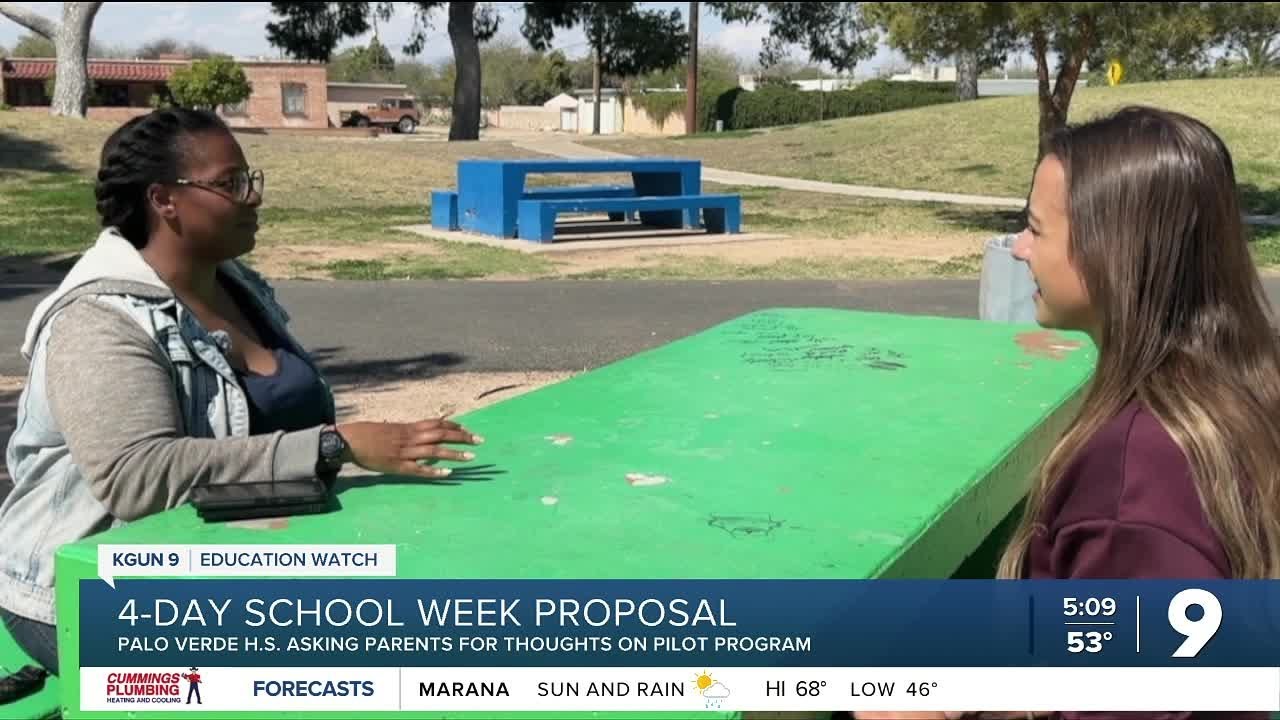 Parents weigh in on possible four-day week at Palo Verde High School