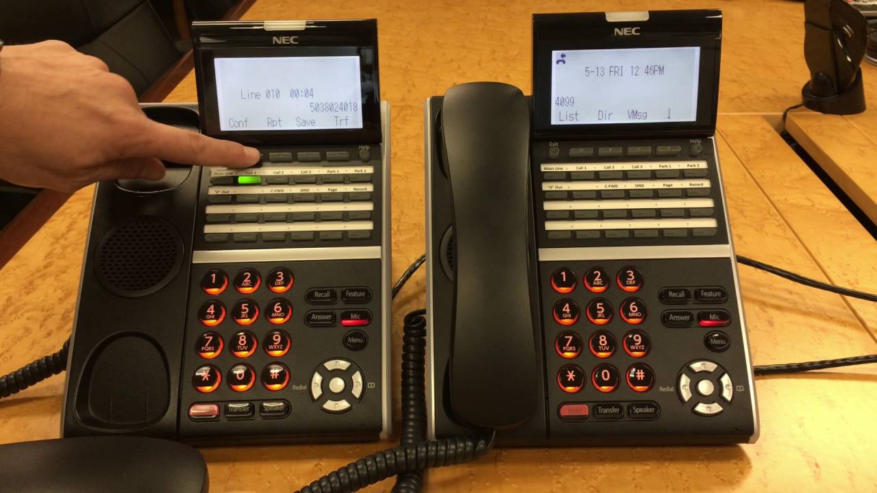 NEC SV9100 and IT series phone training