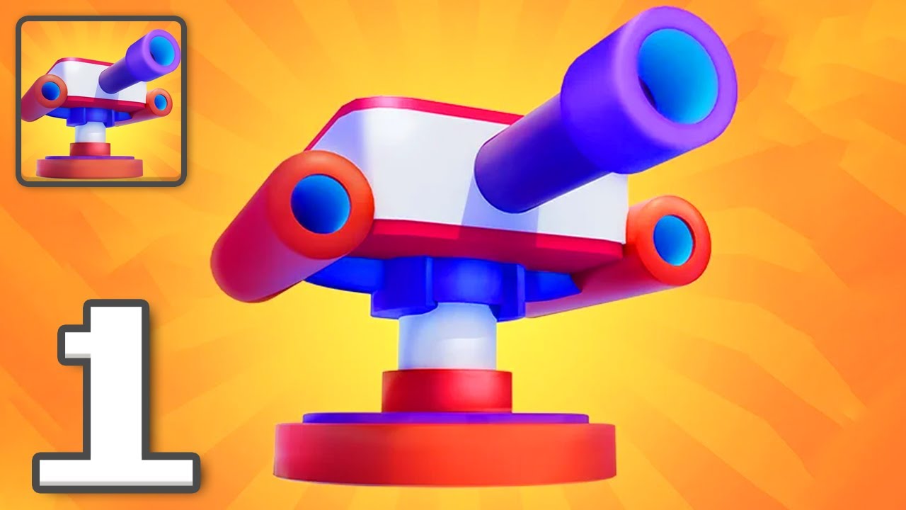 Shooting Towers: Merge Defense - Gameplay Walkthrough Part 1 - Casual Games To Play (iOS, Android)