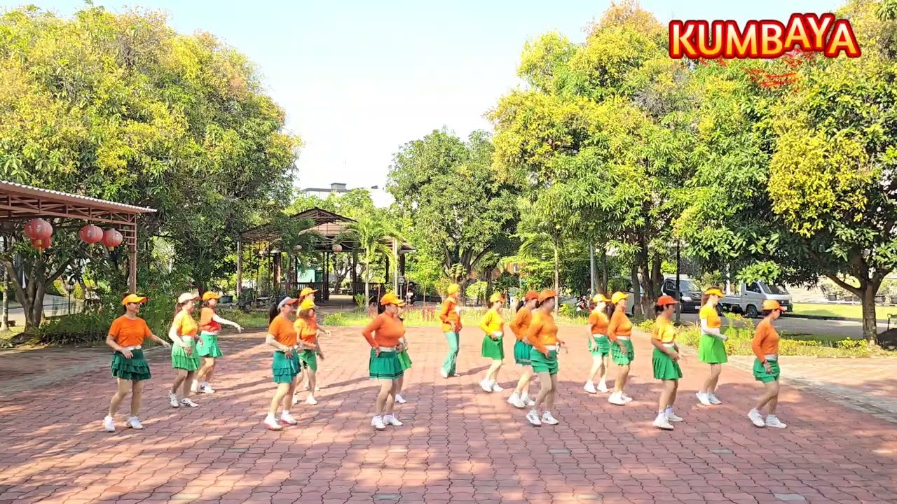Kumbaya - Line Dance, Choreo by Maggie Gallagher (UK), Demo by MORNING TEA Line Dance