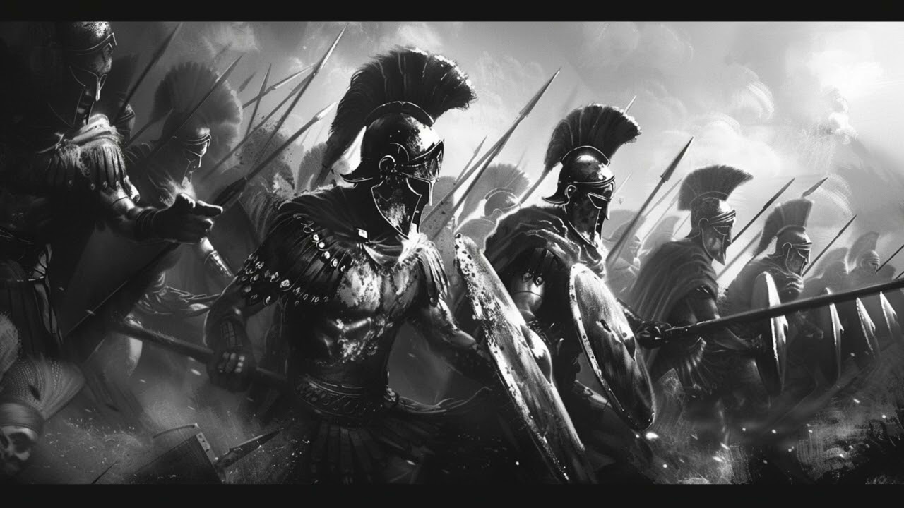 &Pi;&omicron;&lambda;&epsilon;&mu;ά&omega; (I fight) - War Chant - Ancient Greek going to battle - Repetitive Heroic Drums