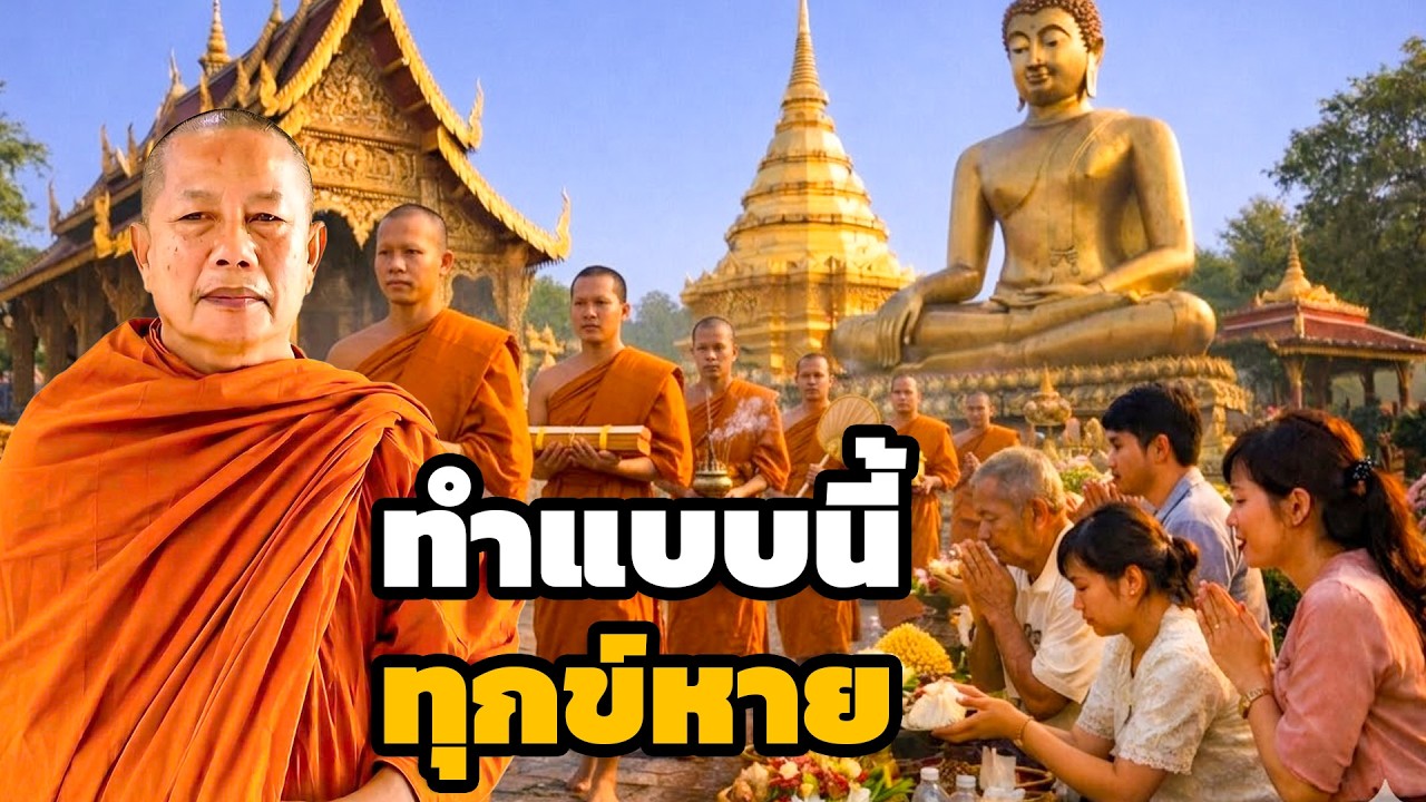 ทางดับทุกข์ที่ควรรีบเรียนรู้ ธรรมะคลายทุกข์ พระมหาบุญช่วย ปัญญาวชิโร 8