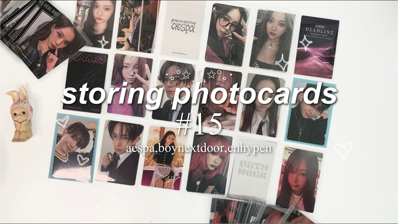 хранение фотокарточек #15☾⋆⁺₊(aespa, bnd, enha, blackpink)