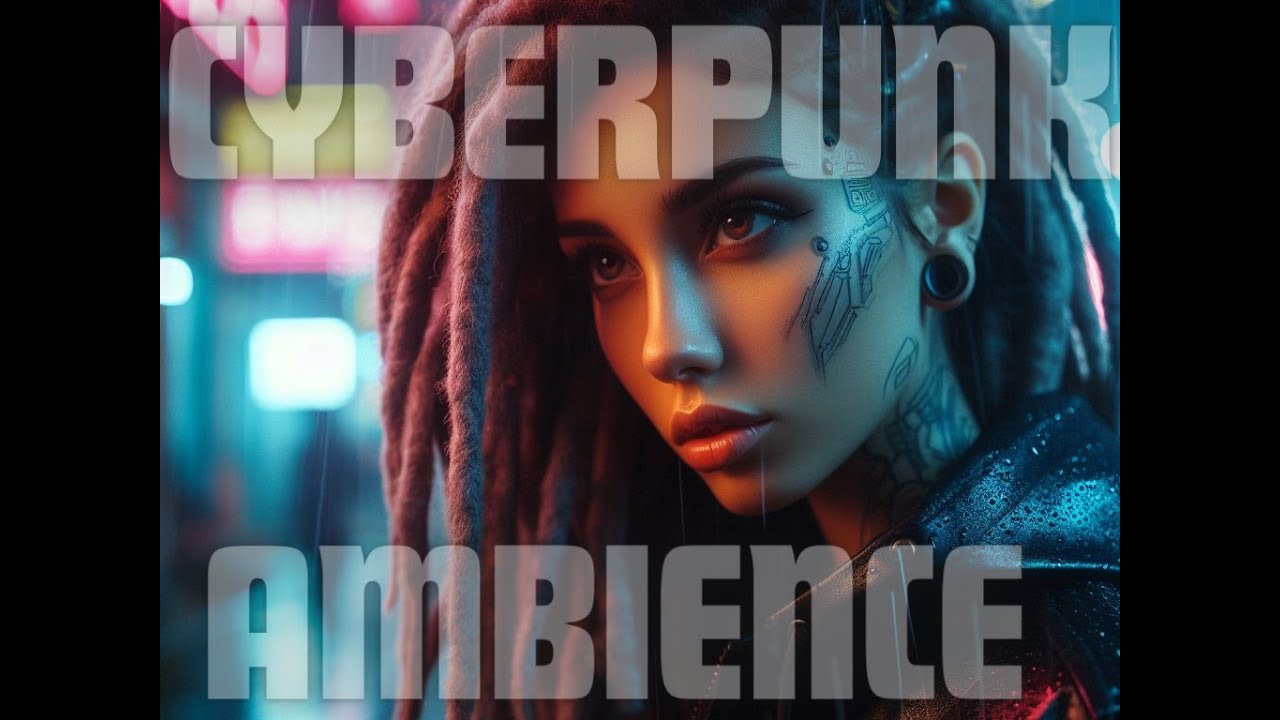 Cyberpunk Ambience - Downtempo Ambience/Atmospheric Minimalist Techno with Cybergirl Visuals.