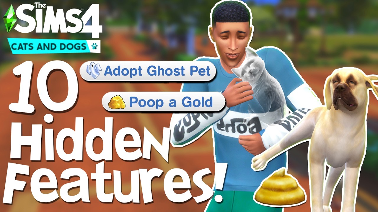 The Sims 4: 10 особенностей игры Cats & Dogs, о которых вы, возможно, не знали!