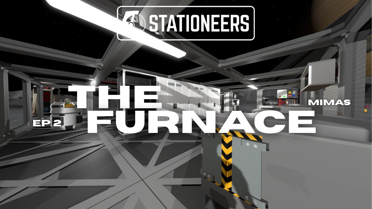 Surviving Mimas EP2 | Moving Towards Stability & Building a Furnace | Stationeers