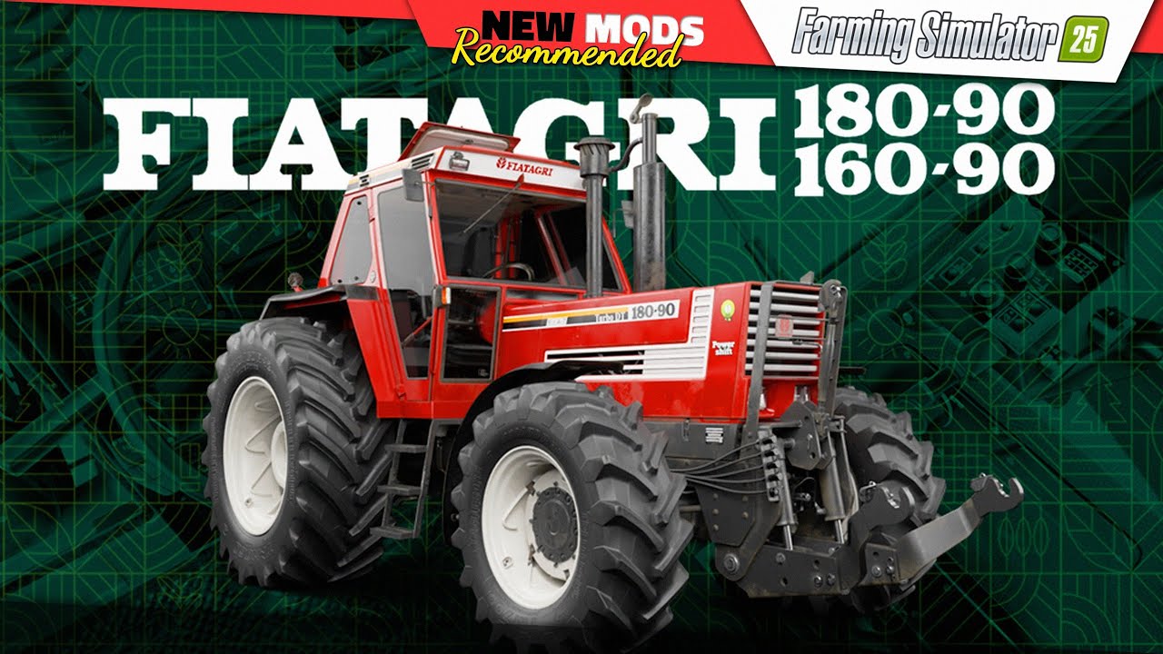 FS25 ★ TOP ★ FIATAGRI 160 & 180 - 90 (by EDOMod) - Farming Simulator 25 Mods Review 2K60