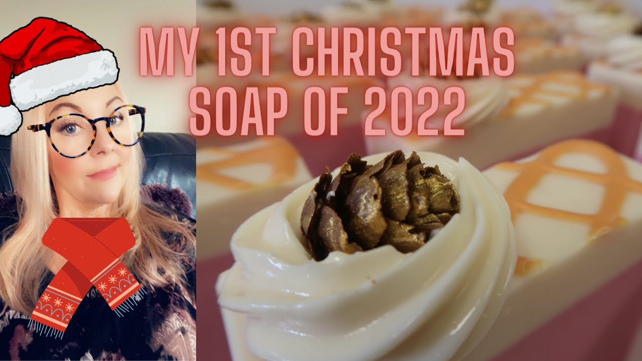 How To Make Soap. My 1st Christmas Holiday Soap of 2022 