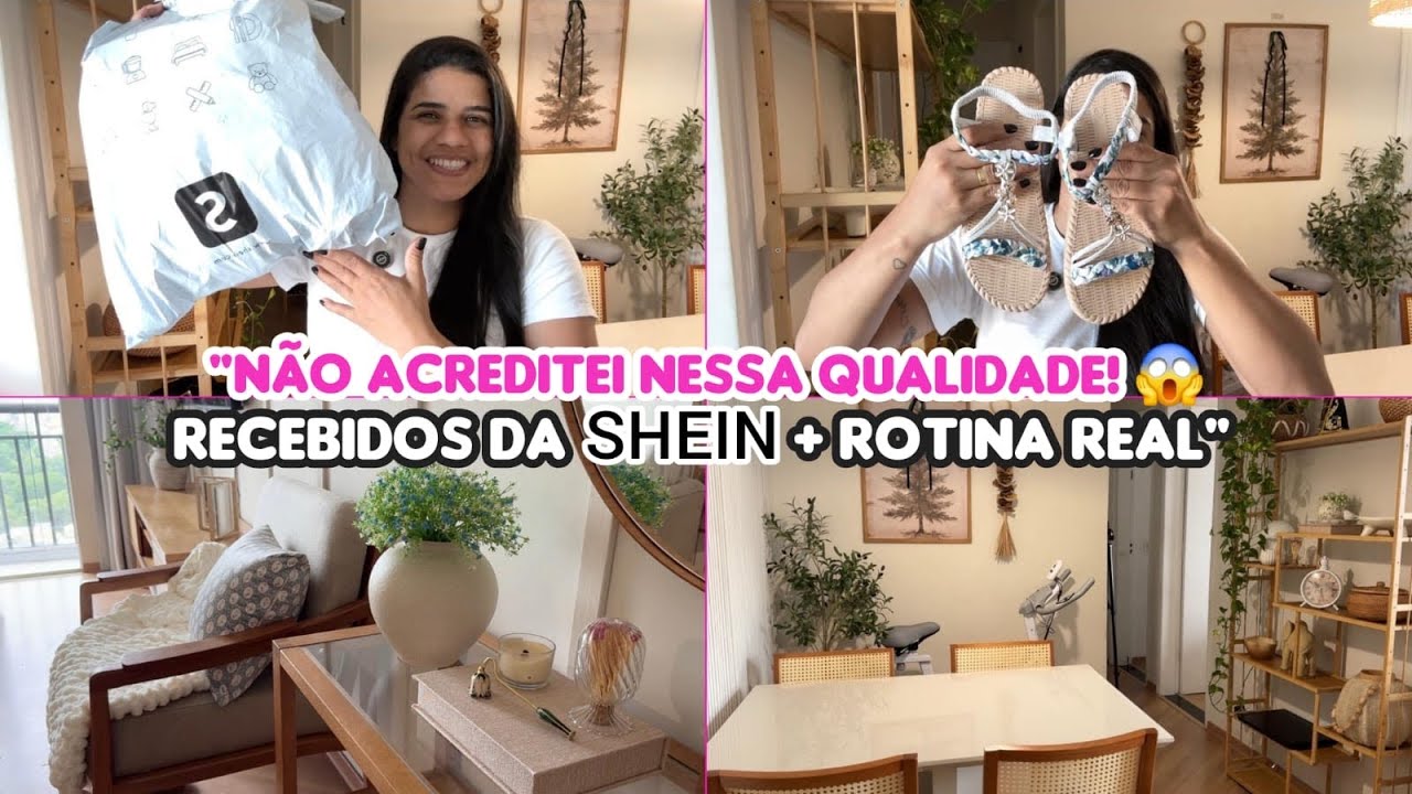 ✅ ROTINA DE DONA DE CASA + RECEBIDOS DA SHEIN / AS BOLSAS E SAPATOS MAIS LINDOS QUE JÁ VI 😍
