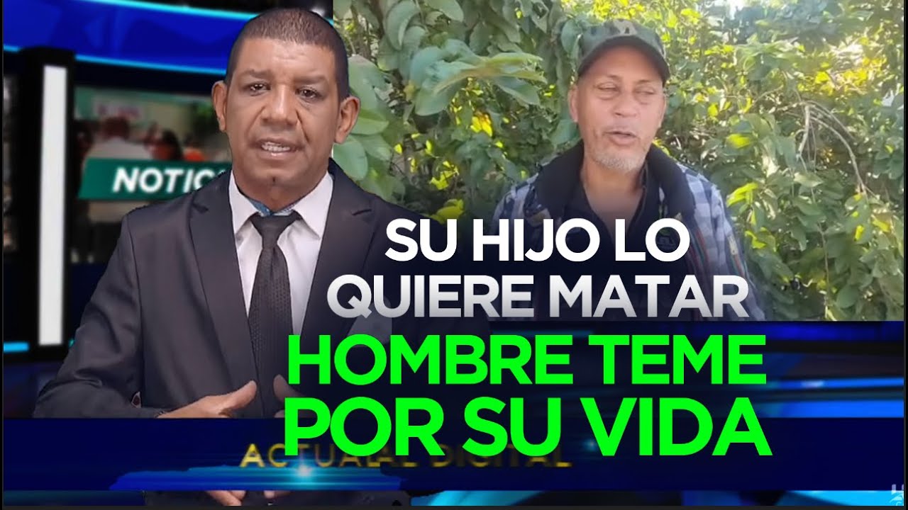 Hombre denuncia su hijo lo quiere quitar del medio. ¿Estará en vicios?