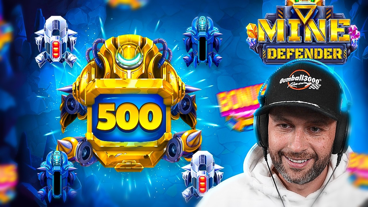 WE GOT to the MAX STAGE BOSS on the *NEW* MINE DEFENDER SLOT!! (Bonus Buys)