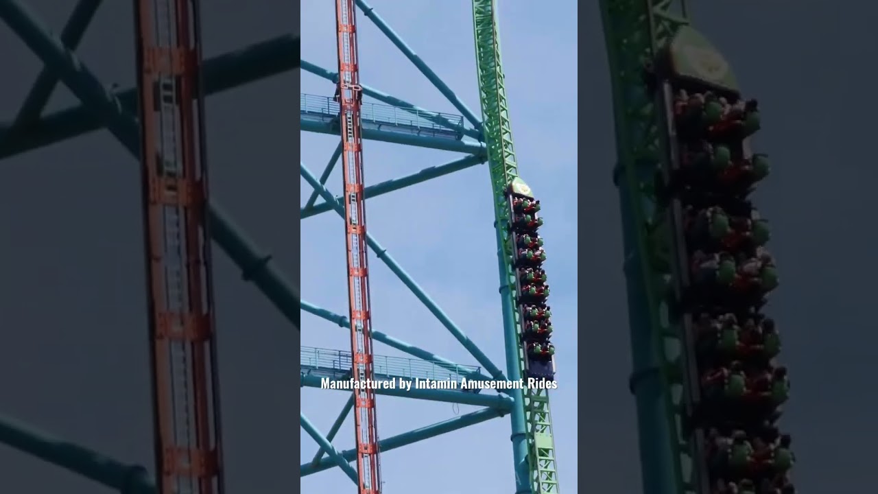 WORLD'S TALLEST Roller Coaster - The 20,800 Horsepower Kingda Ka #ride