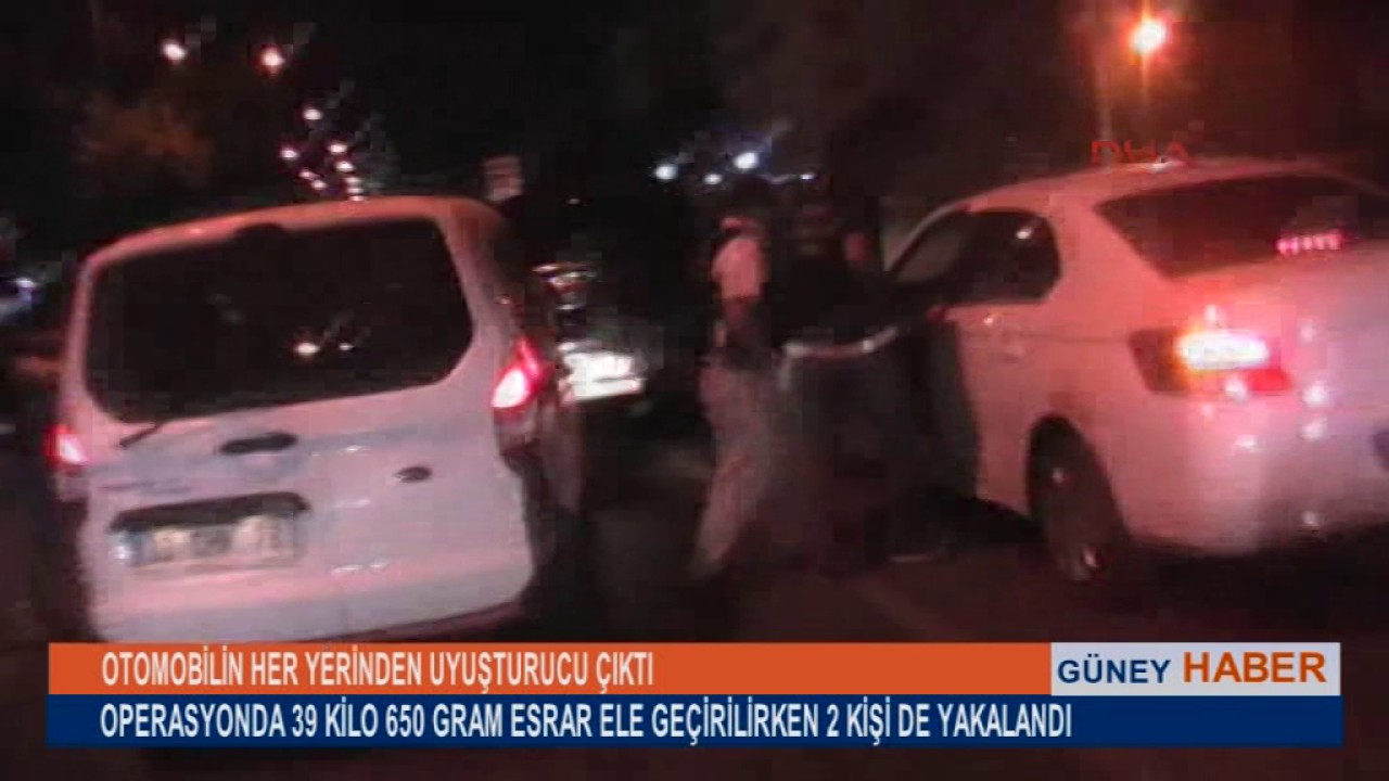 MERSİN'DE UYUŞTURUCU OPERASYONU