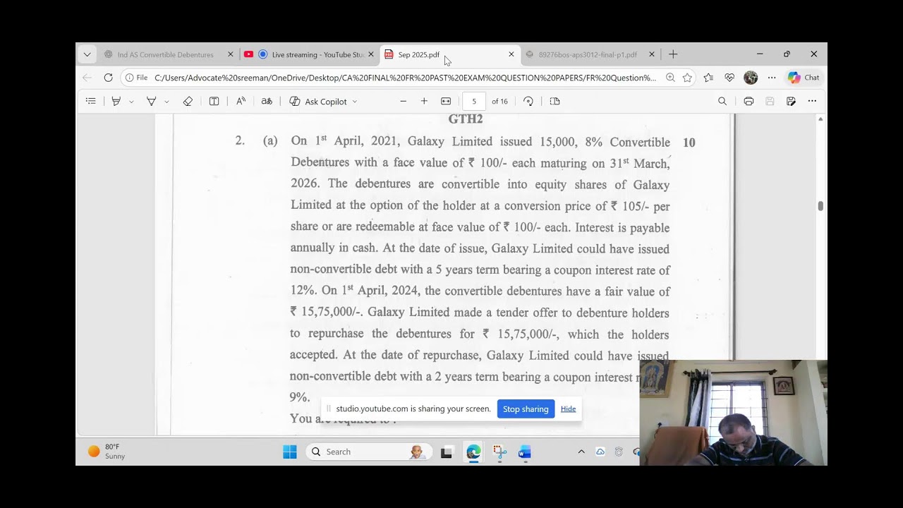 CA FINAL SEP 2025 Question paper solving by Peoples Advocate 𝒜𝒹𝓋𝑜𝒸𝒶𝓉𝑒 𝒮𝓇𝑒𝑒𝓂𝒶𝓃𝓃𝓇𝒶𝓎𝒶𝓃𝒶.𝑀𝒶𝓁𝓁𝑒𝓁𝒶.