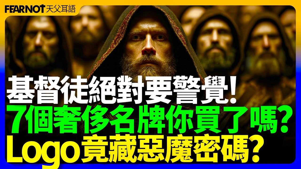 奢侈品牌驚人黑幕！7大Logo藏惡魔密碼？買包＝簽訂魂契？#奢侈品#靈界密碼#品牌黑幕#符號學#異教神祇#聖經警示#高端品牌#Logo寓意#價值觀輸出#靈性陷阱