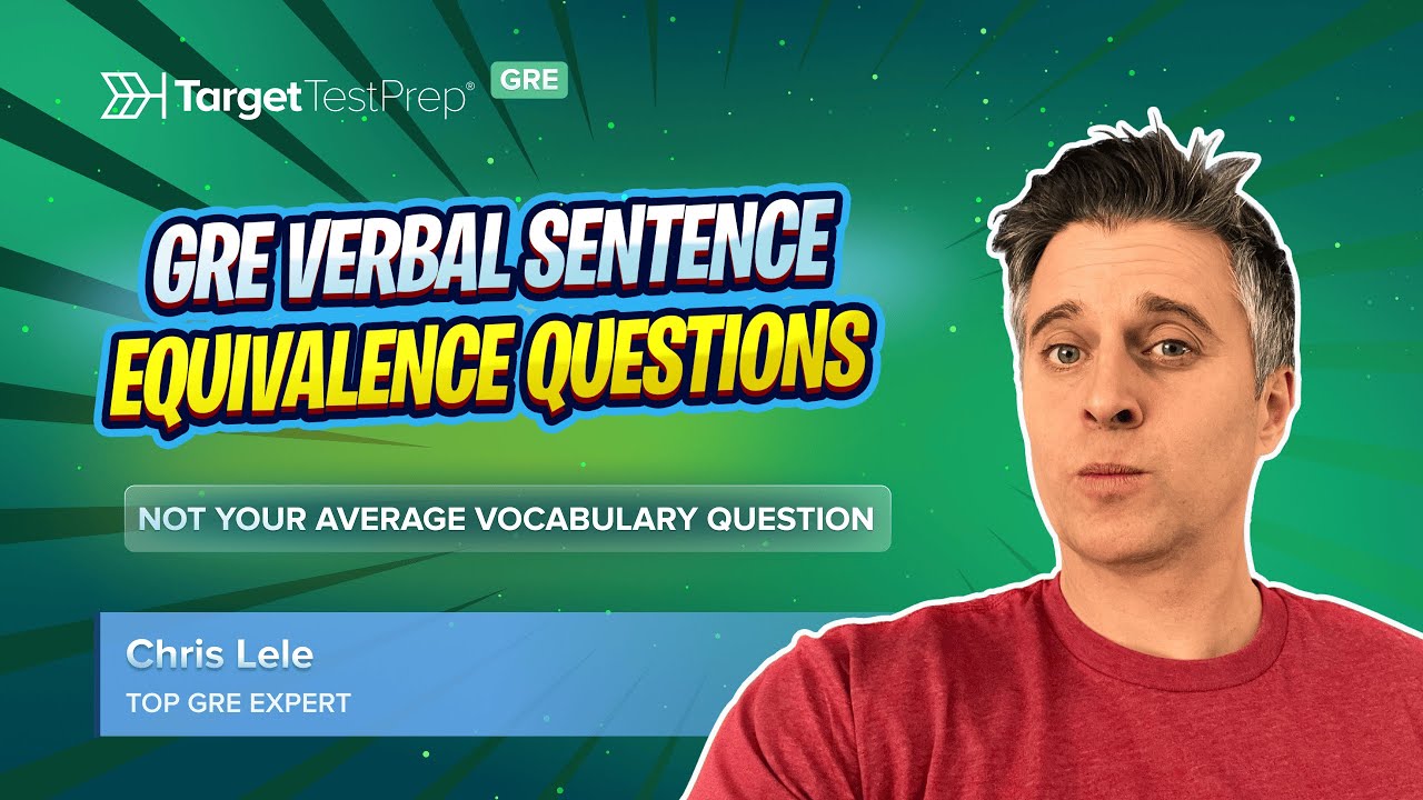 GRE Sentence Equivalence Made Simple with #ChrisLele 🧑&zwj;💻