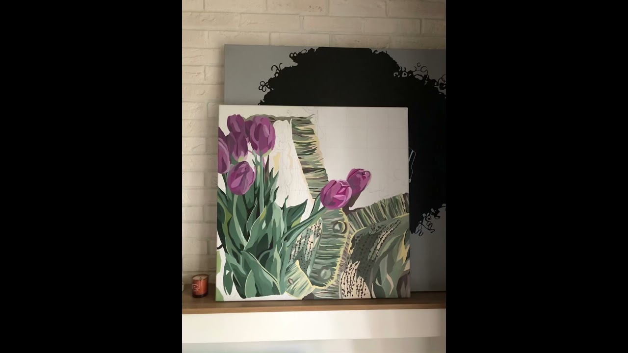 Art in progress... #art #contemporaryart #painting #floralart