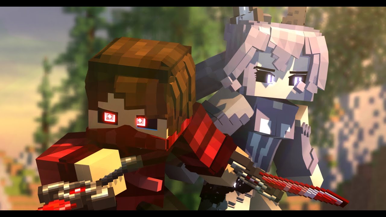 Collab - Last heroes RUNN - Love like Us Erakin_Animations VS Vailika_Animations. Minecraft music.