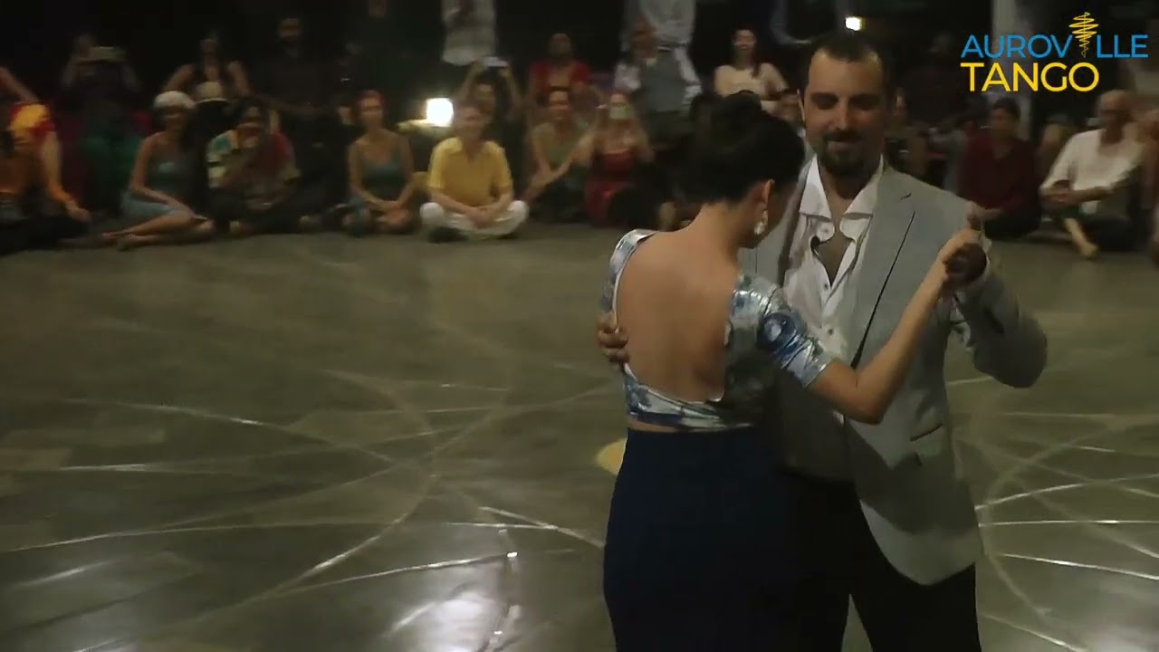 Natalia Aguero & Agustin Venturino 3-1 @ The 11th Auroville Tango Festival 2024 INDIA