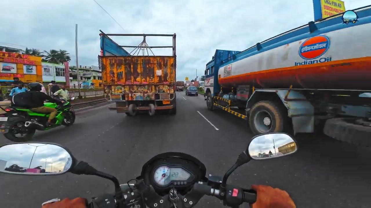 Bike Ride with Friends on Kona Expressway & NH-16