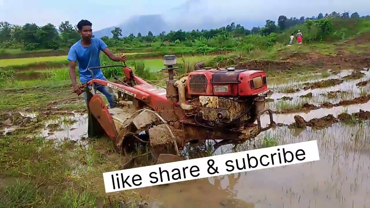 VST power tiller farmeing  my secand vlog plz support me. New youtube channel.🙏🥹🥺