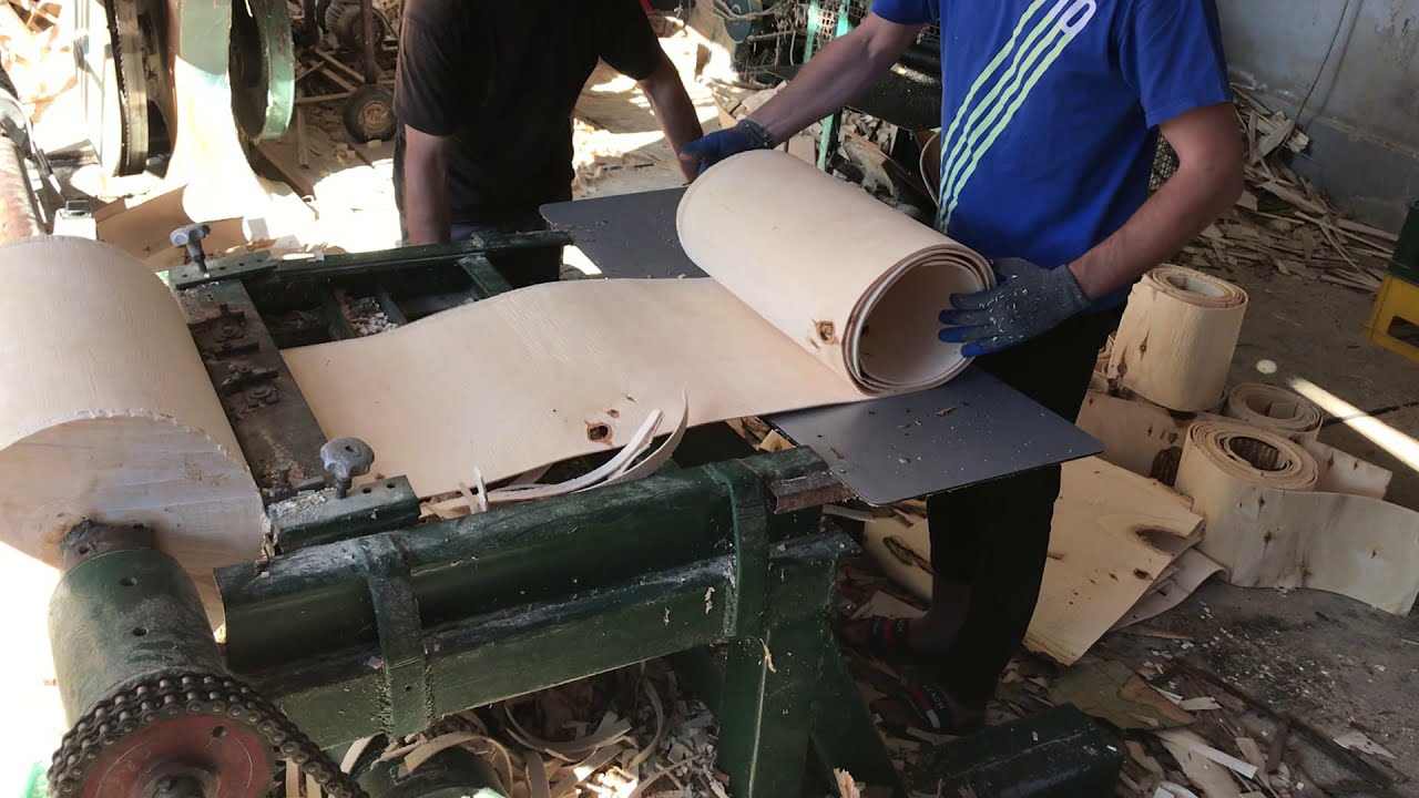 Handmade wood peeler veneer peeling machine - Ljustilica za furnir