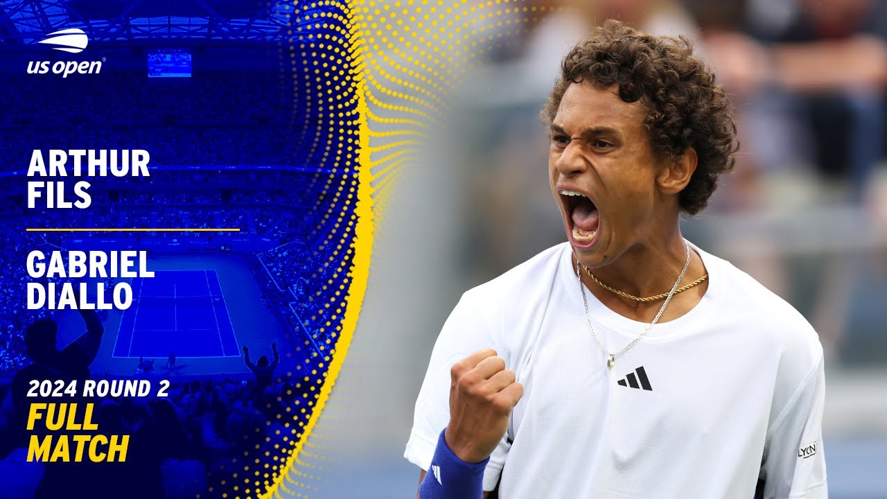 Arthur Fils vs. Gabriel Diallo Full Match | 2024 US Open Round 2