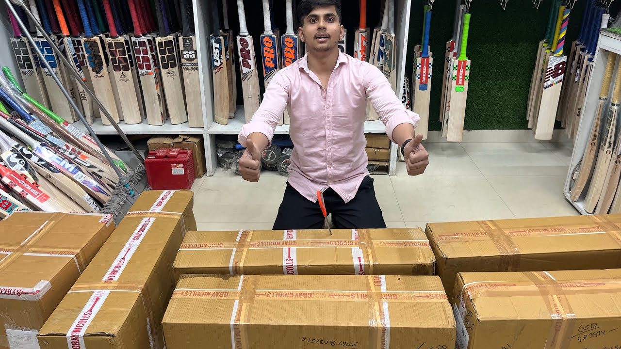 Live gray nicolls 10 lakhs unboxing | whatsapp us 9560215037 | Vansh sports Delhi |
