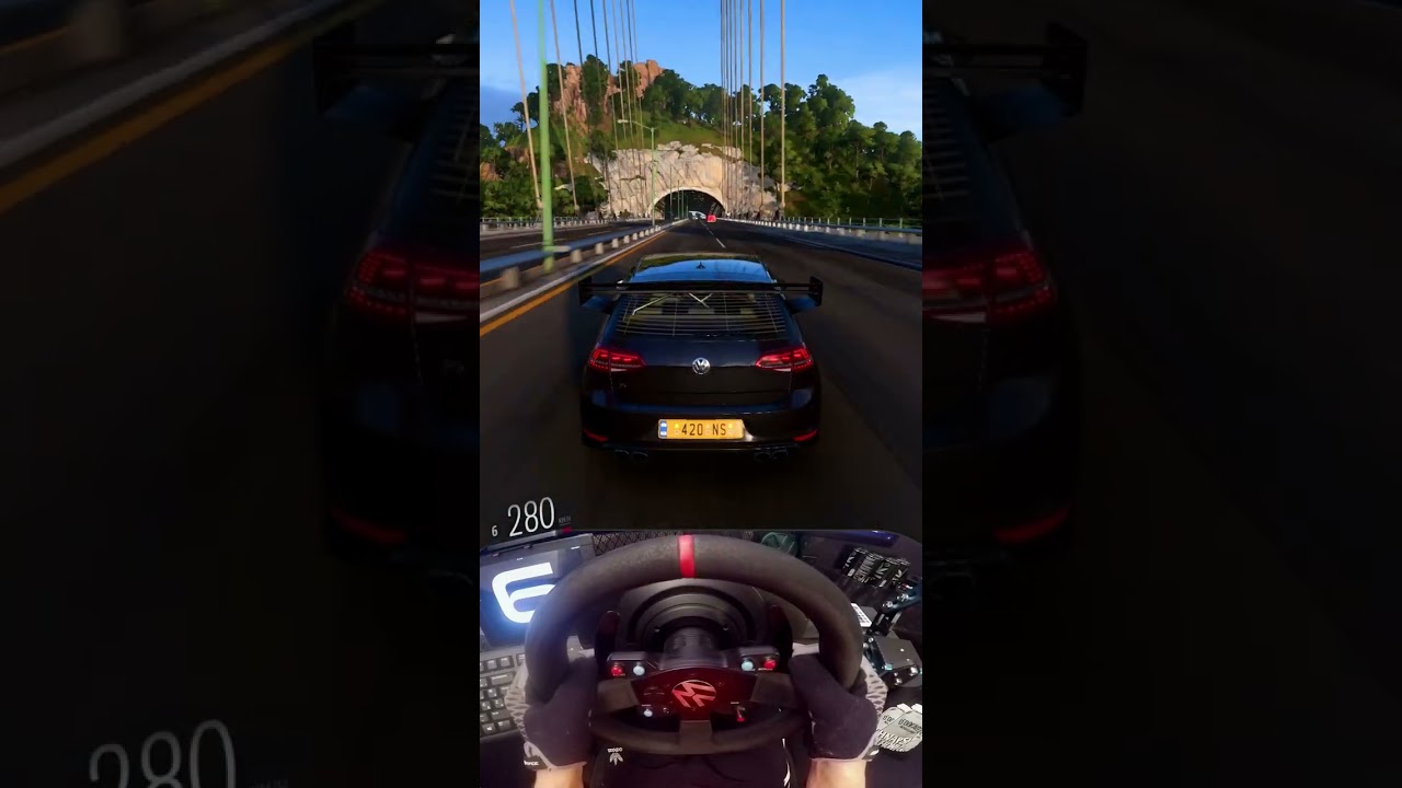 VW GOLF R &rsaquo; THRUSTMASTER #forzahorizon5 #vwgolfr #shorts #420ns