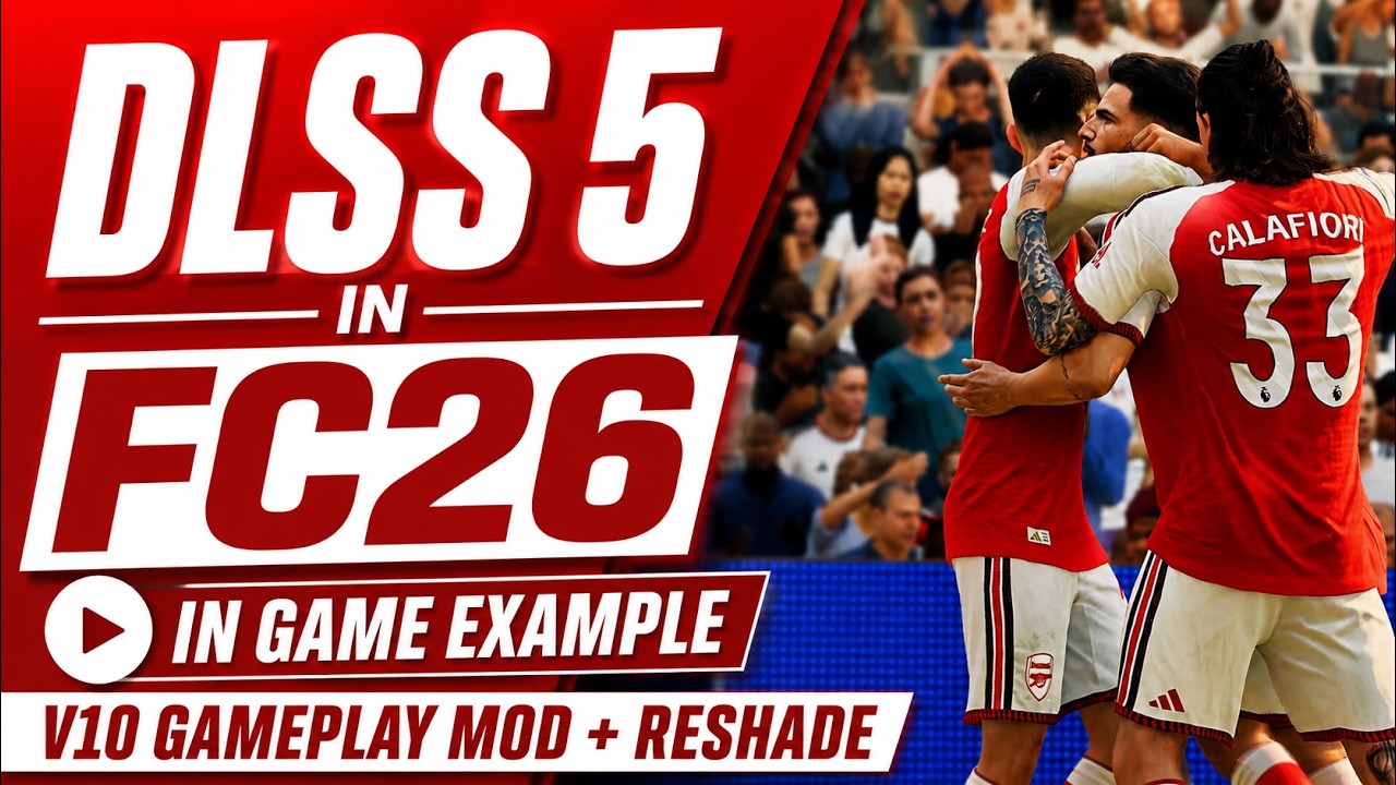 DLSS 5 in FC26 Looks INSANE! 🔥 | V10 Gameplay Mod + ReShade (NOT FC27!)