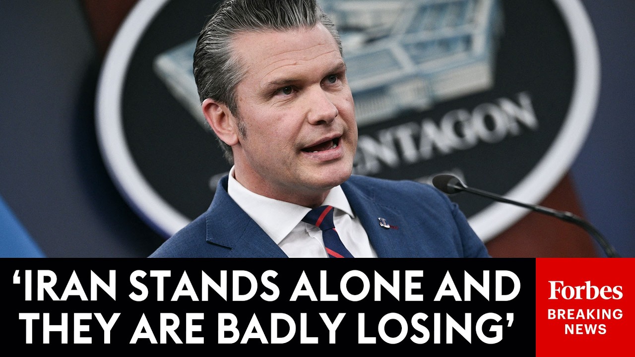 BREAKING NEWS: Hegseth, Caine Hold Pentagon Press Briefing On The Iran War