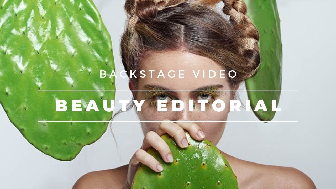 Beauty editorial - Backstage clip